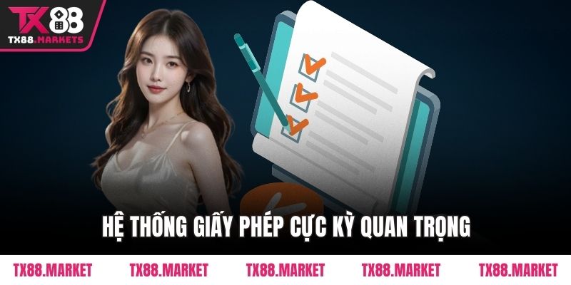 Giấy Phép Hoạt Động Và Giá Trị Then Chốt Cùng TX88